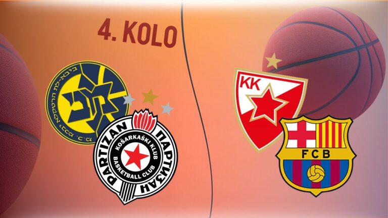 Makabi vs Partizan i Crvena zvezda vs Barselona - 4. kolo Evrolige 2024/25 - košarkaški mečevi