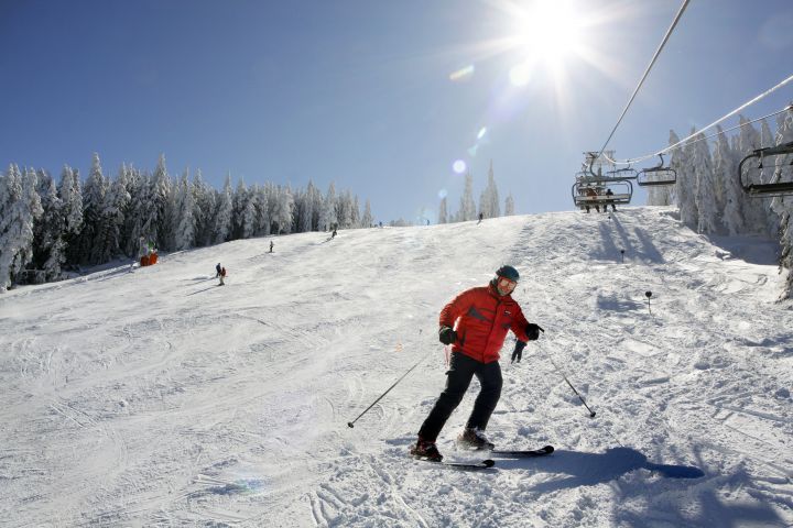 Skijaš na stazi Tornik na Zlatiboru"